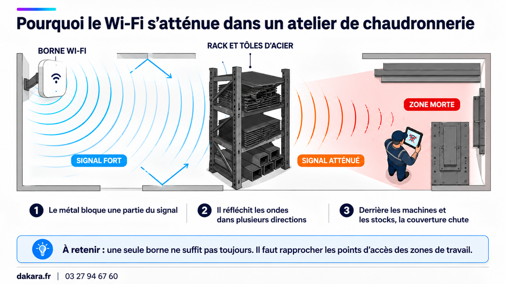 atenuation du reseau wifi